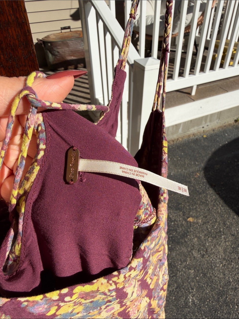 Vintage Free People Valerie Floral Maxi Dress - Picture 2 of 7